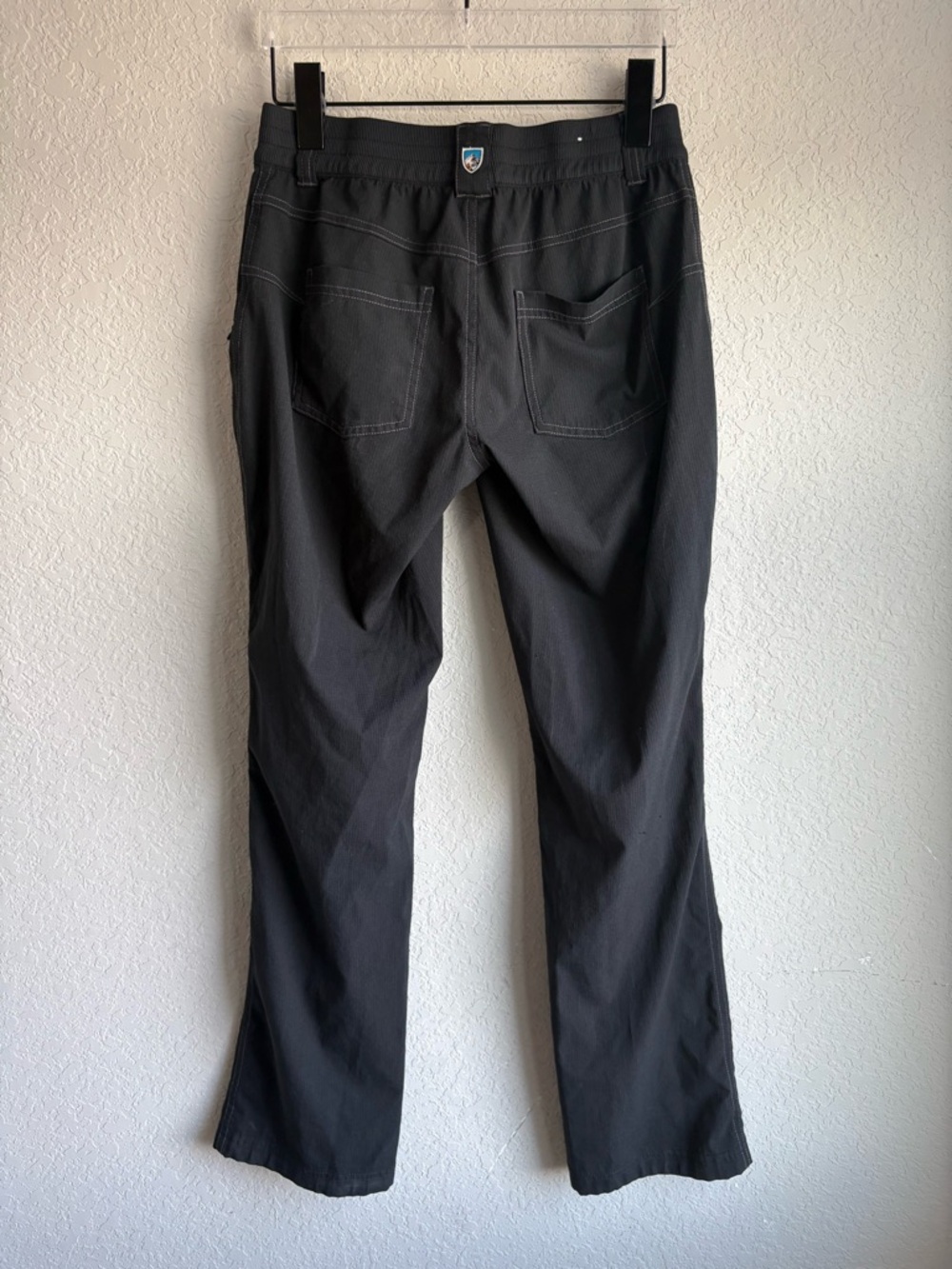KÜHL Strattus Pants Women’s Black Ripstop Hiking Drawstring Stretch Size 6 Reg